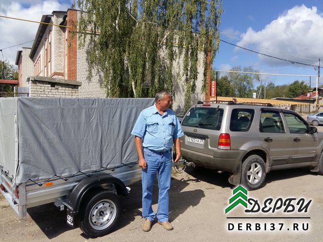 Наш клиент с прицепом МЗСА 817710.012 Наш клиент с прицепом МЗСА 817710.012